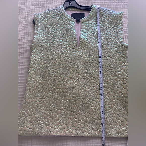 EUC J Crew Collection Iridescent Top Lined SZ 6 Floral Pattern Jenna Lyons Era - Picture 6 of 8